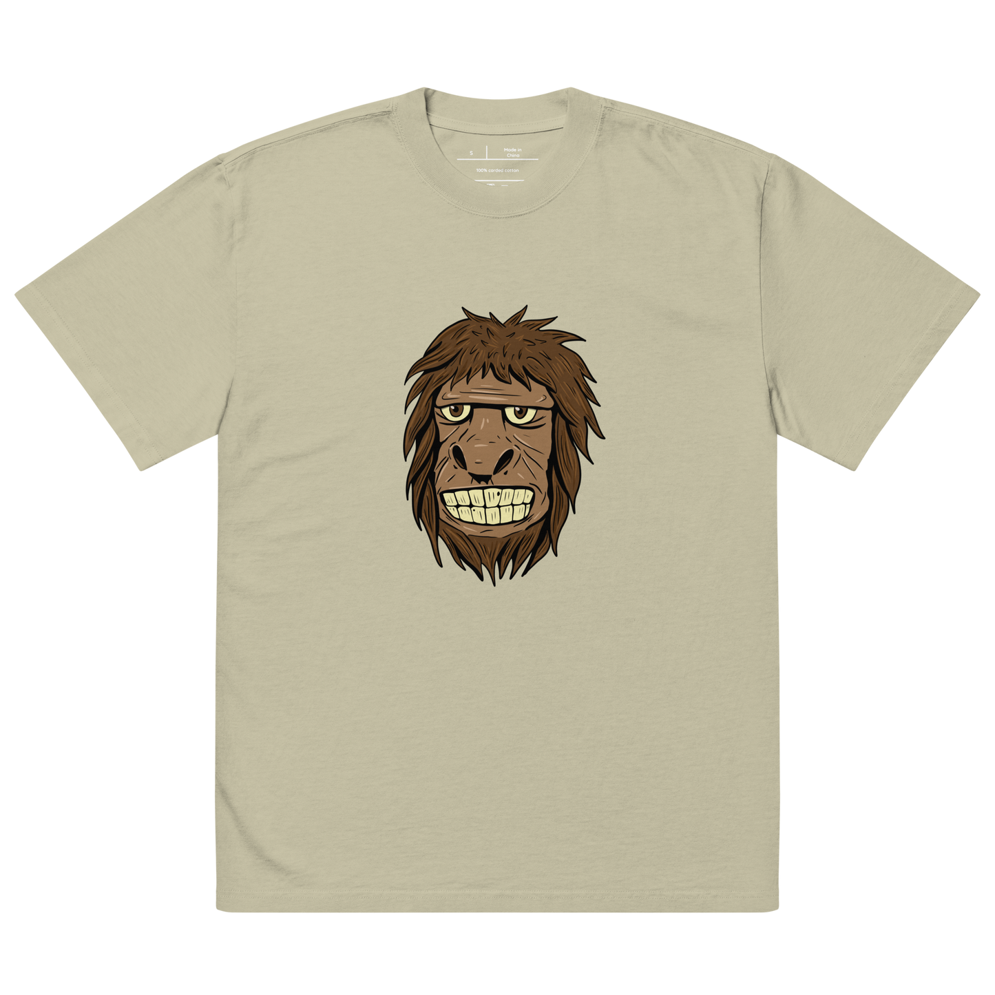 Squatch Oversized faded t-shirt